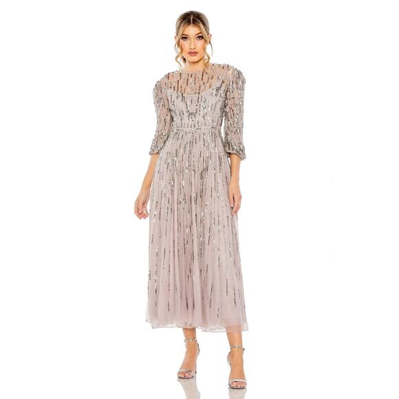 Elegant Sequin Embellished Dress - Picture 1 of 7